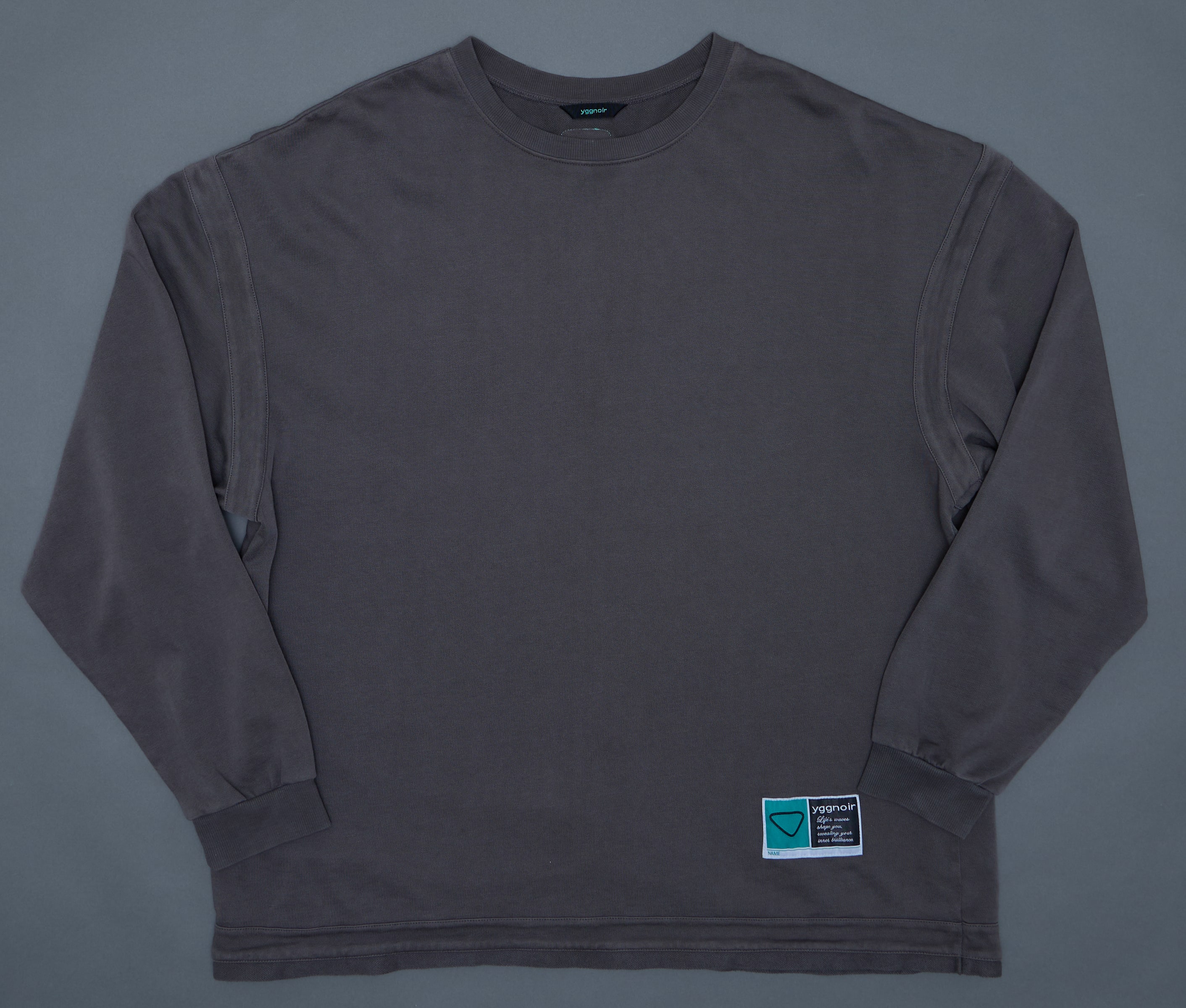 LONG T-SHIRT — CHARCOAL — スミクロ